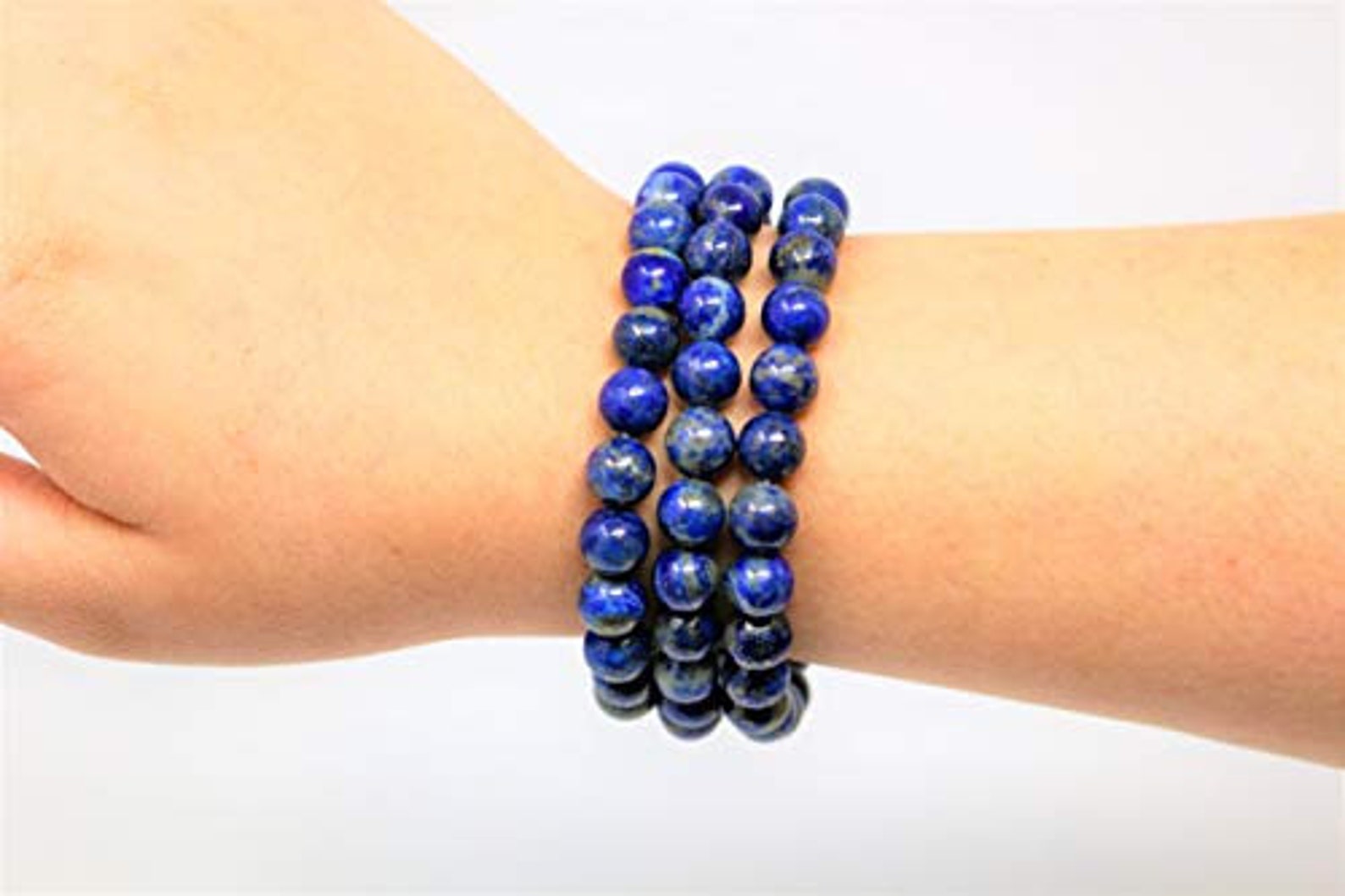 Lapis Lazuli Beaded Bracelet 6mm Gemstone Bracelet Bead | Etsy