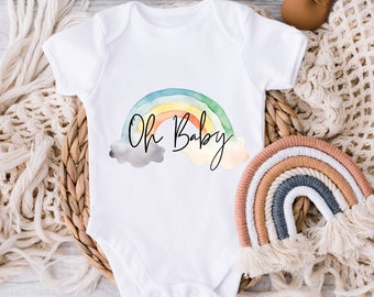 Oh Baby Baby Body, Verkündung Schwangerschaft, Regenbogen Schwangerschaft mitteilen