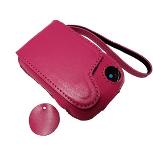 Genuine Leather Case for Libre Glucose Monitoring Freestyle.Raspberry .
