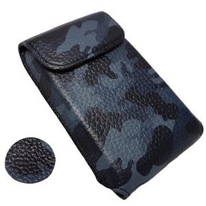 Dexcom G6 ,one Touch Screen Receiver Camo Blue Genuine Leather