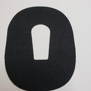 For Dexcom G6 pre-cut patches, hypoallergenic and waterproof . 20 black color .