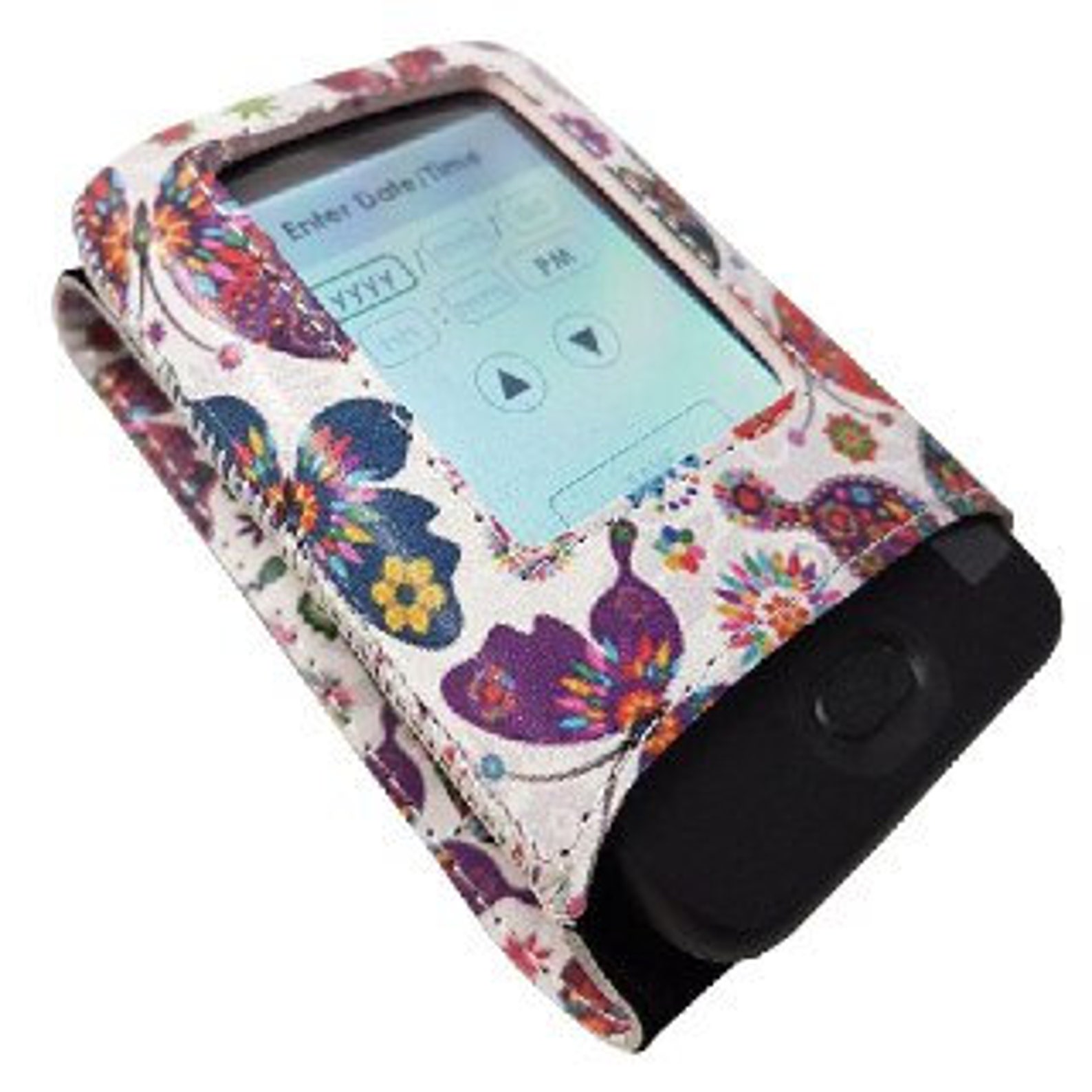 G6 Receiver Touchscreen Genuine Leather Case With Clip White