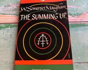 W. somerset Maugham The Summing Up vintage penguin paperback book 1946 printed in USA