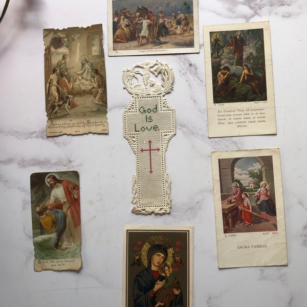 Antique Catholic Embroidery - Etsy