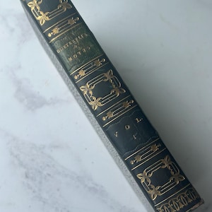 Rare 1832 Leather Bound Book: Hand-Colored Butterflies & Moths Illustrations
