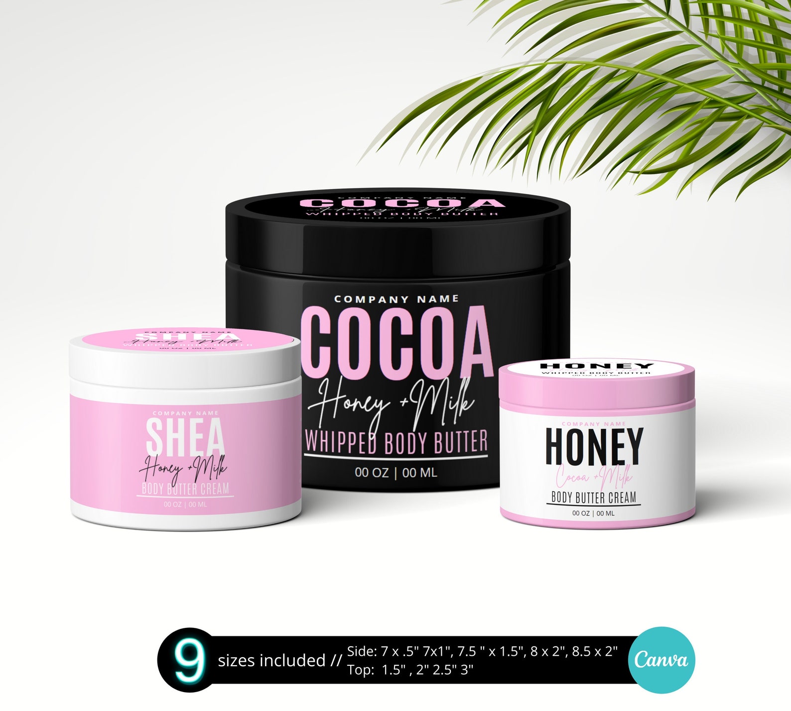 DIY Body Product Jar Label Body Butter Labels DIY Wrap Etsy