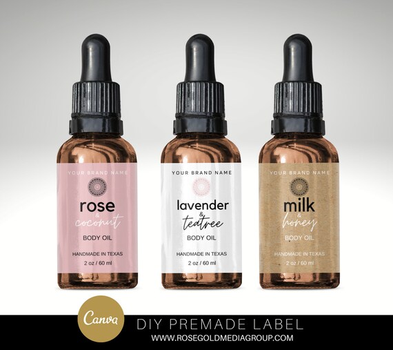 DIY Product Label Custom Product Label Essential Oil Label - Etsy Australia