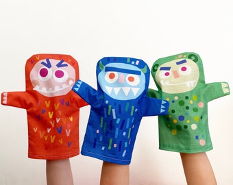 monster glove puppet | hand puppet | pretend play