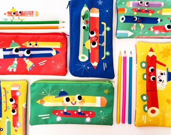 kids canvas pencil case | handmade | pocket money | gifts for kids | back to school