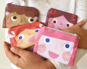 kids fabric coin purse | handmade | pocket money | gifts for girls