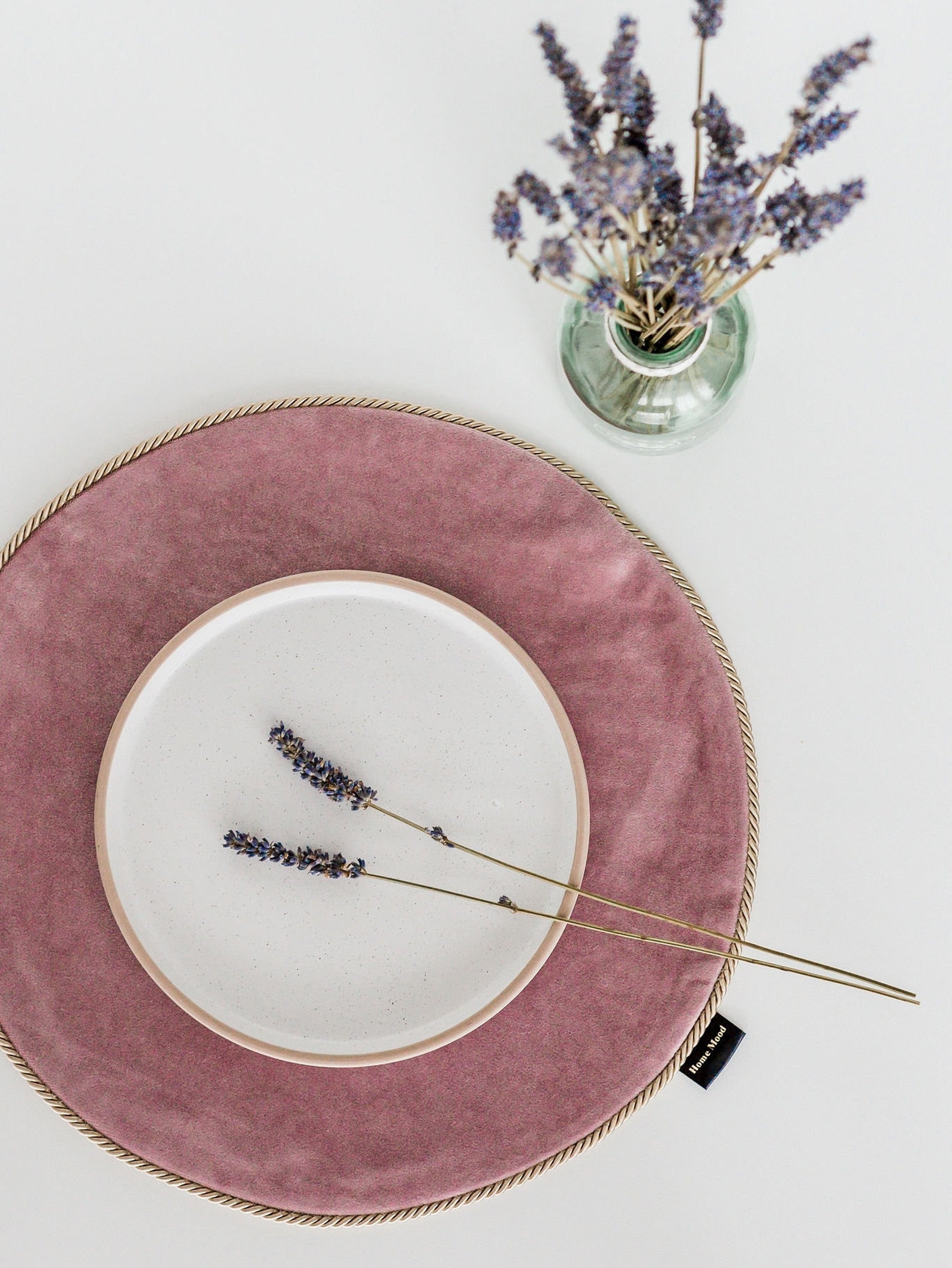 Velvet Placemats Set of 6/ Dusty Rose Placemat/ Wedding Etsy