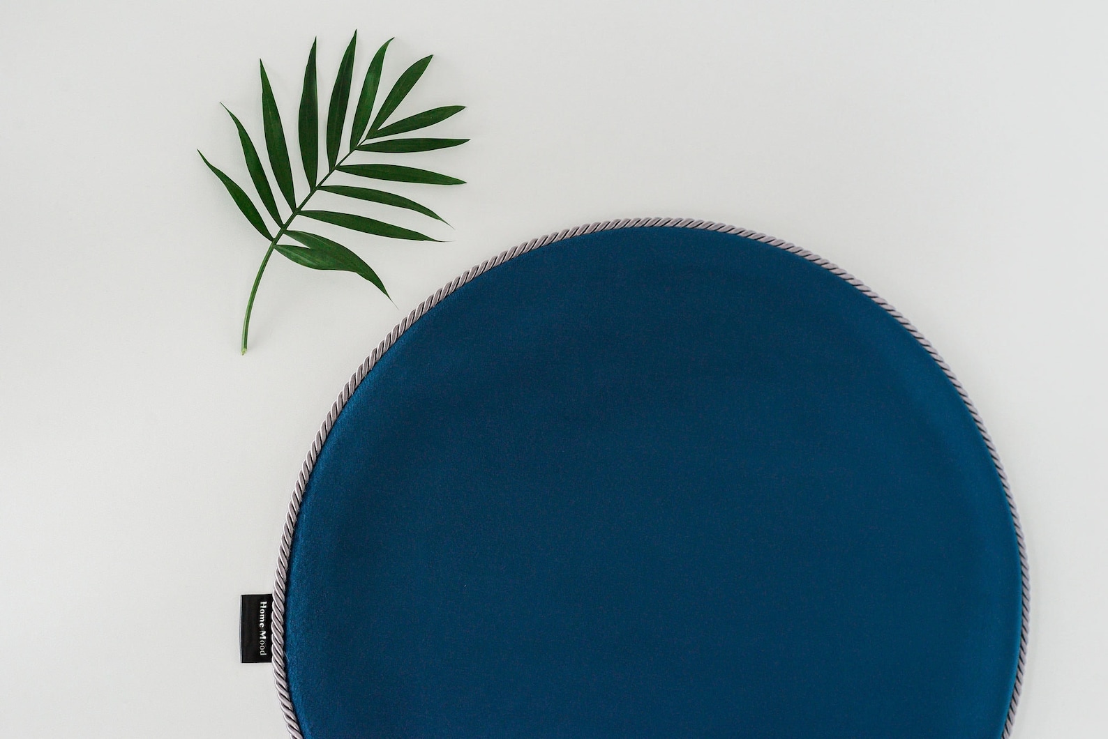 Velvet Navy Blue Round Placemats Set of 4 for Dining Tables/ Etsy
