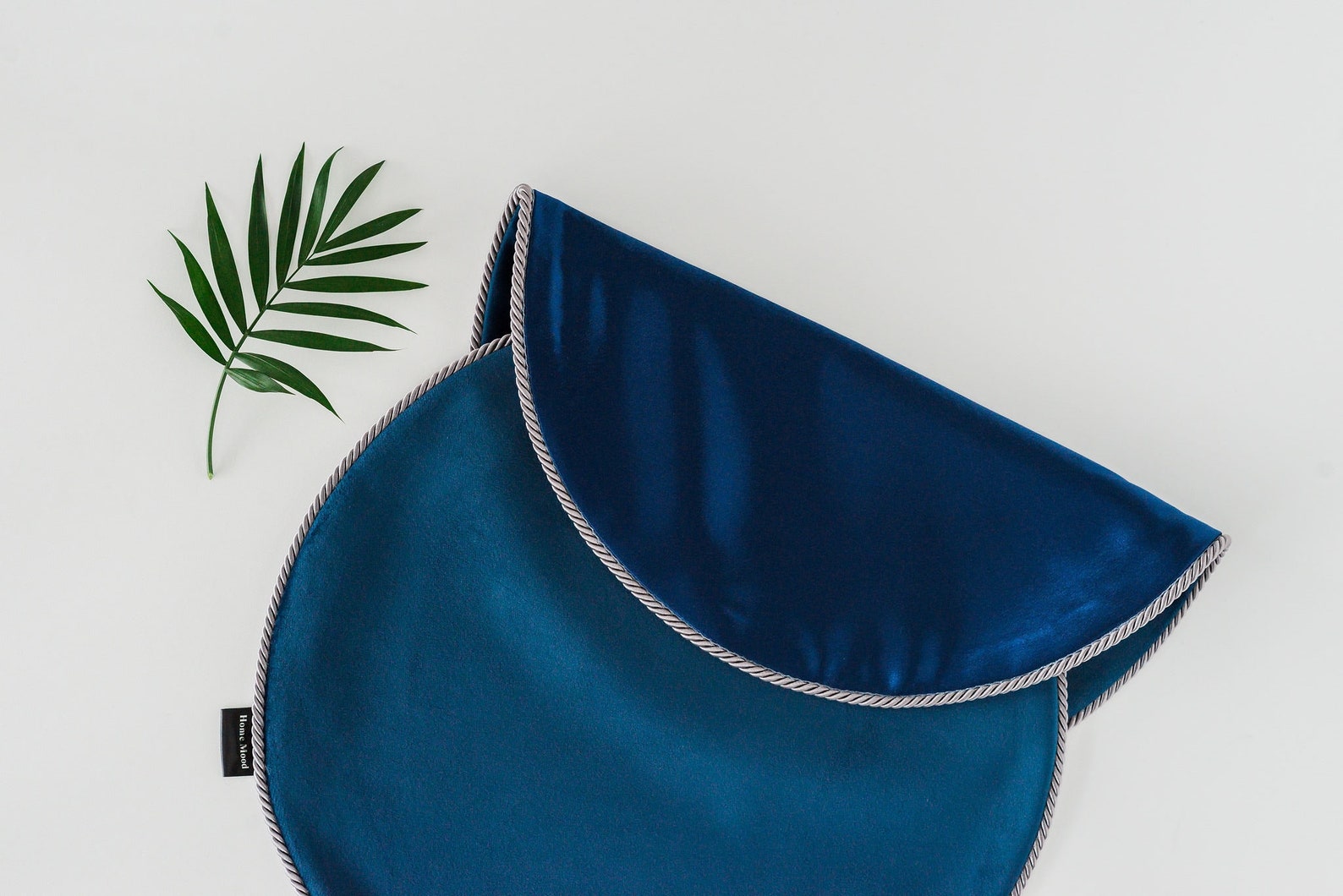 Velvet Navy Blue Round Placemats Set of 4 for Dining Tables/ Etsy