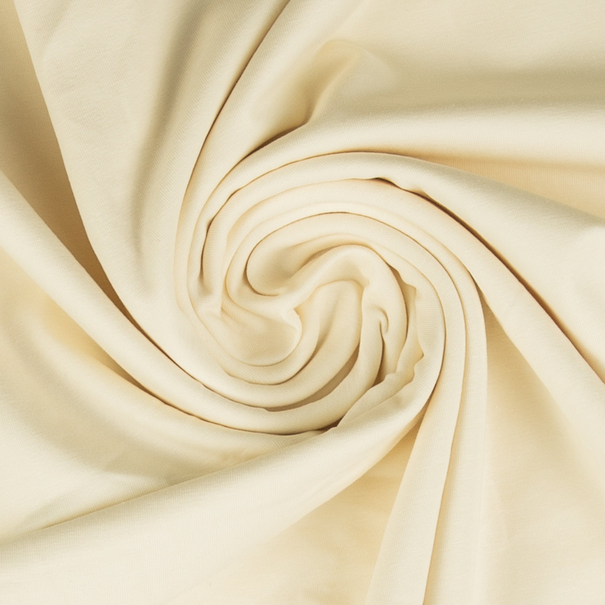 JERSEY KNIT FABRIC solid color cream plain off white Width 160 Etsy