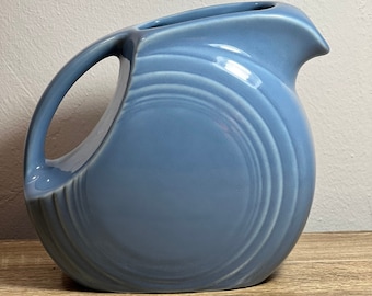 Fiestaware / Fiesta Ware Homer Laughlin Juice Pitcher in Periwinkle Blue Circa 1989-2006