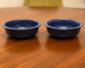 Vintage Fiestaware Fiesta Ware Homer Laughlin 5 1 2 inch Fruit Bowl (Oatmeal Bowl) in Cobalt Blue