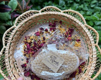 Natürliche trockene Körperbürste | Lymphdrainage & Peeling | Glühendes Hautritual für Körperbürsten + Zirkulation