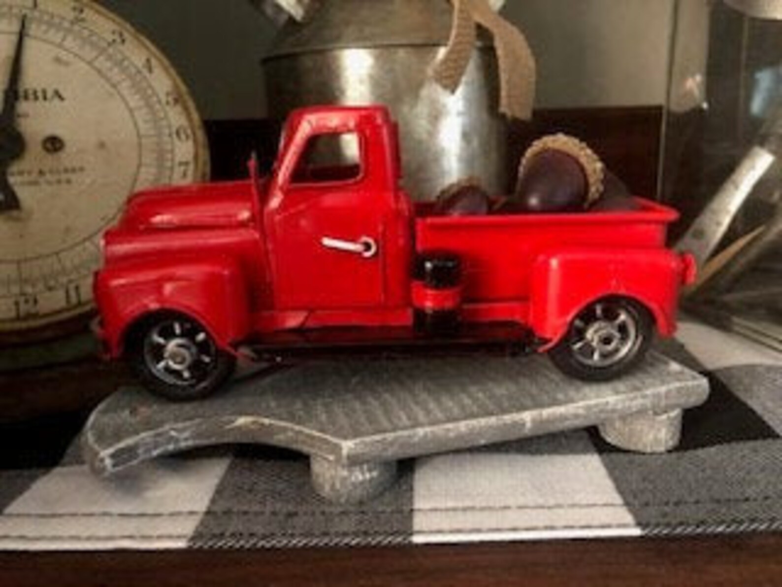 Little Red Truck - Etsy