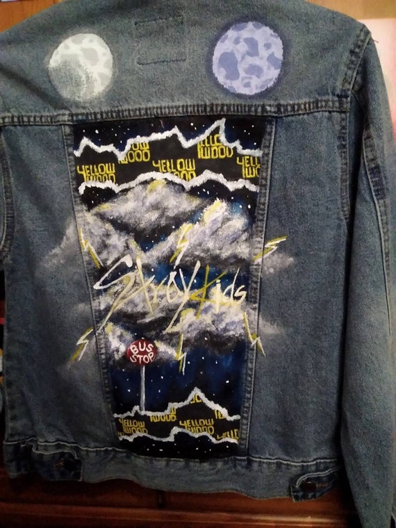 yellow denim jacket kids