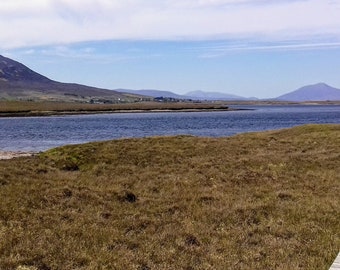 Mounted Photo Print, Claggan Mountain Trail Walkway, Ballycroy National Park, Co. Mayo, Ireland