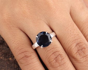 London Blue Topaz Gemstine Sterling Silver Handmade Jewelry, Mother's Day Gift