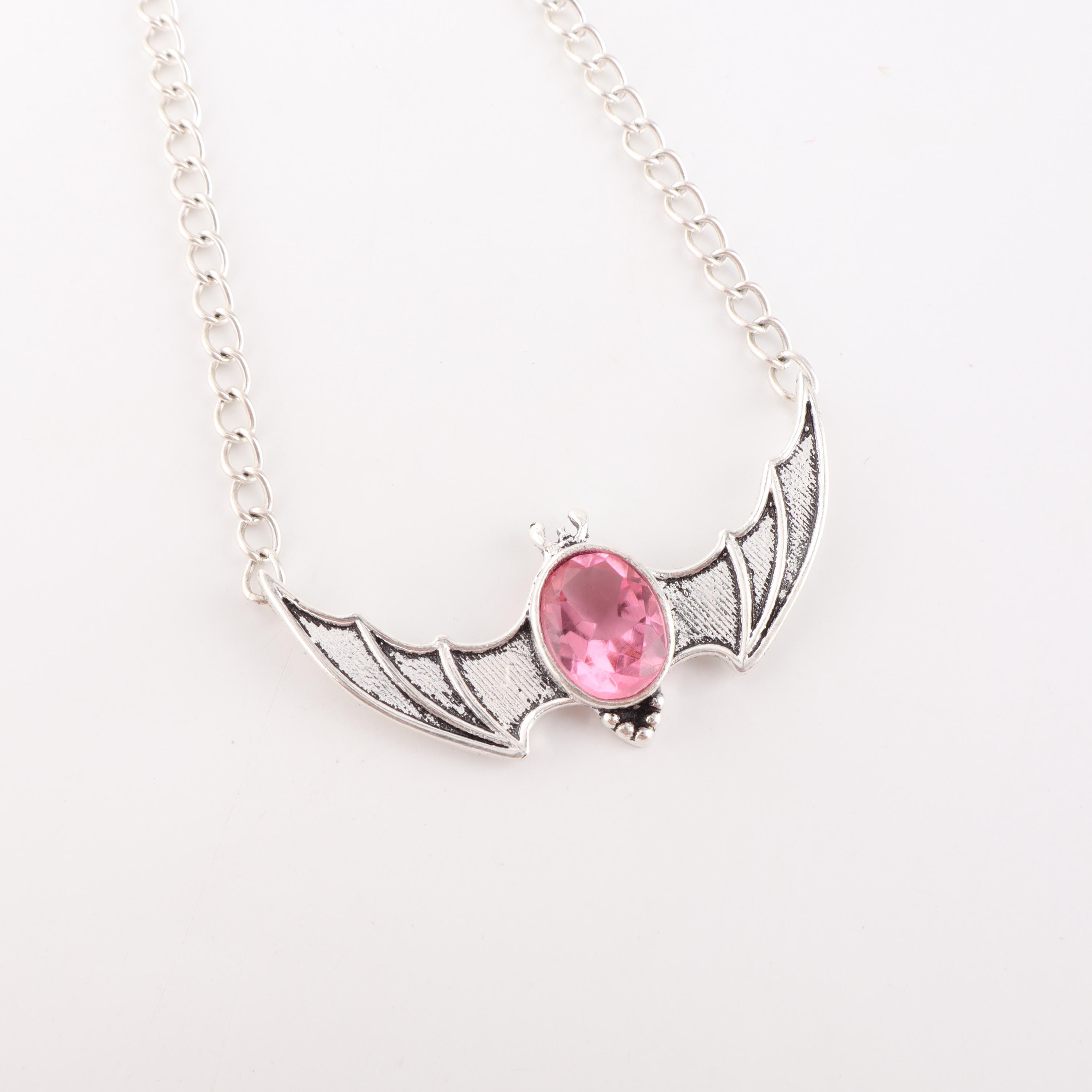 ピンクトルマリンスターリングシルバーペンダント：手作り10月の誕生石