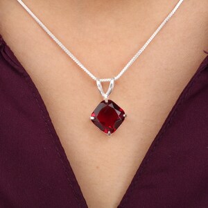 Pink Rubellite Stone Silver Pendant 0.93&quot;, 925 Sterling Silver Women Jewelry October Birthstone Rubellite Necklace Handmade Gemstone Pendant