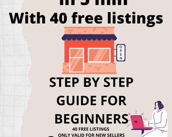 How to open Etsy shop STEP by STEP guide 2023 , step by step guide for how to setup your own shop, New seller opportunity, Etsy Newbie guide