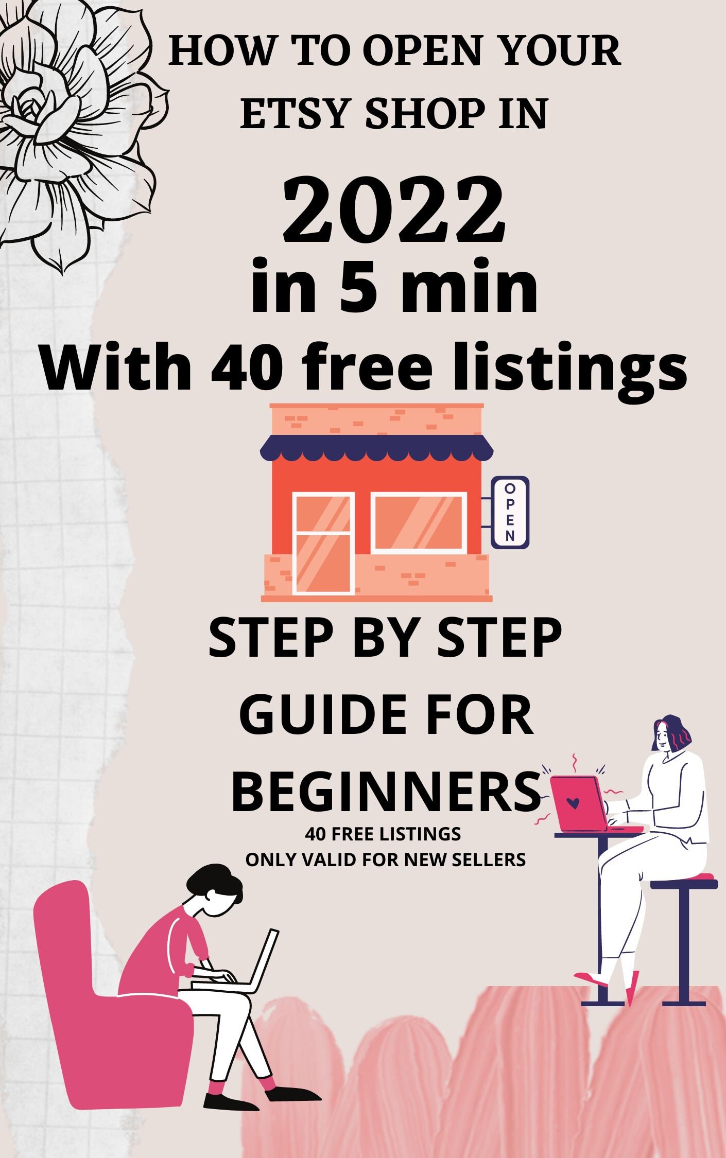 How to Open Etsy Shop STEP by STEP Guide Step by Step Guide Etsy