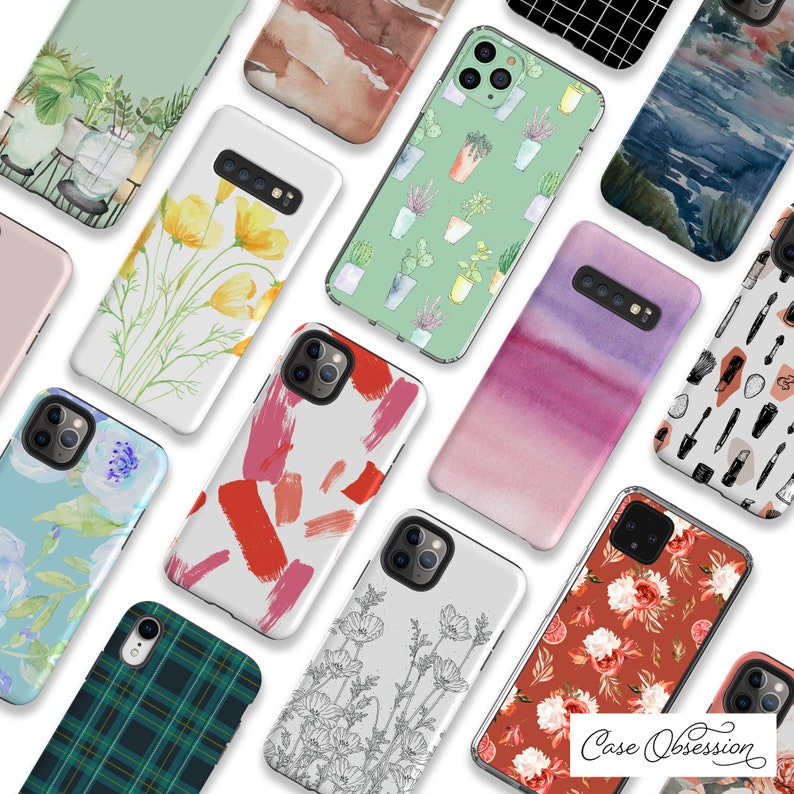 Tropical Leaf Samsung Galaxy Phone Case Galaxy S20 Plus S9 Plus S10 S10e S8 S7 S20 Ultra S20 Plus Note 9 Note 10 Note 20 Ultra TN105