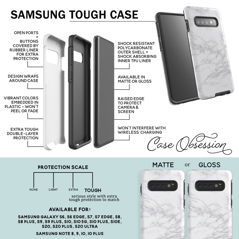 Tropical Leaf Samsung Galaxy Phone Case Galaxy S20 Plus S9 Plus S10 S10e S8 S7 S20 Ultra S20 Plus Note 9 Note 10 Note 20 Ultra TN105