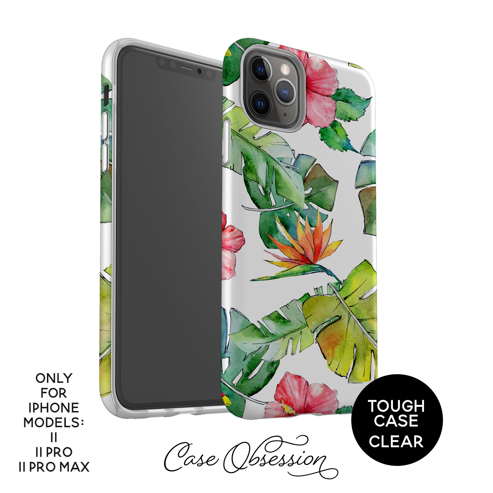 Tropical iPhone Case iPhone XR Case iPhone 11 Case iPhone X Etsy