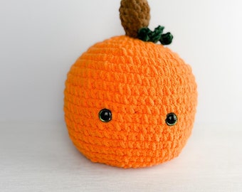 crochet pumpkin family amigurumi