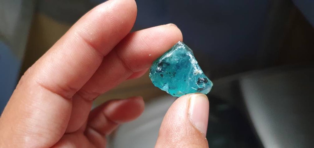 35 Ct Ópalo Azul Peruano De Alto Grado áspero Con Dentrita - Etsy