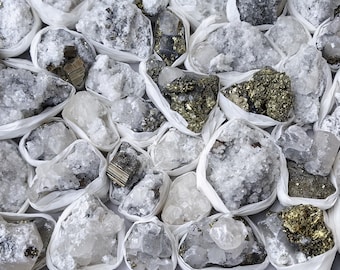 ロット 36 個 黄鉄鉱と方解石* - Etsy 日本