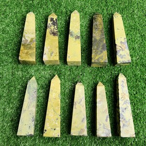 Lot 10 pc Serpentine with Pyrite tower*********