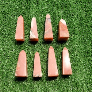 Lot 8 pc Pink Opal tower*
