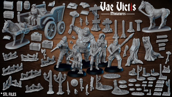 Bandit Ambush Sceneries Set - Etsy