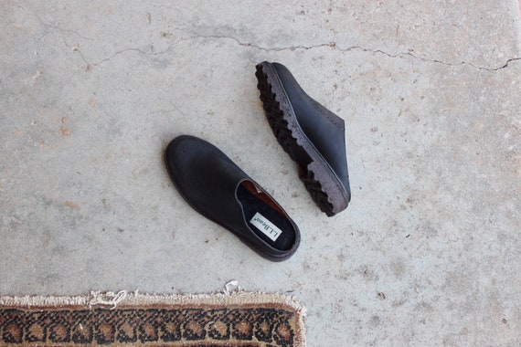 1990s Leather LL BEAN Clog