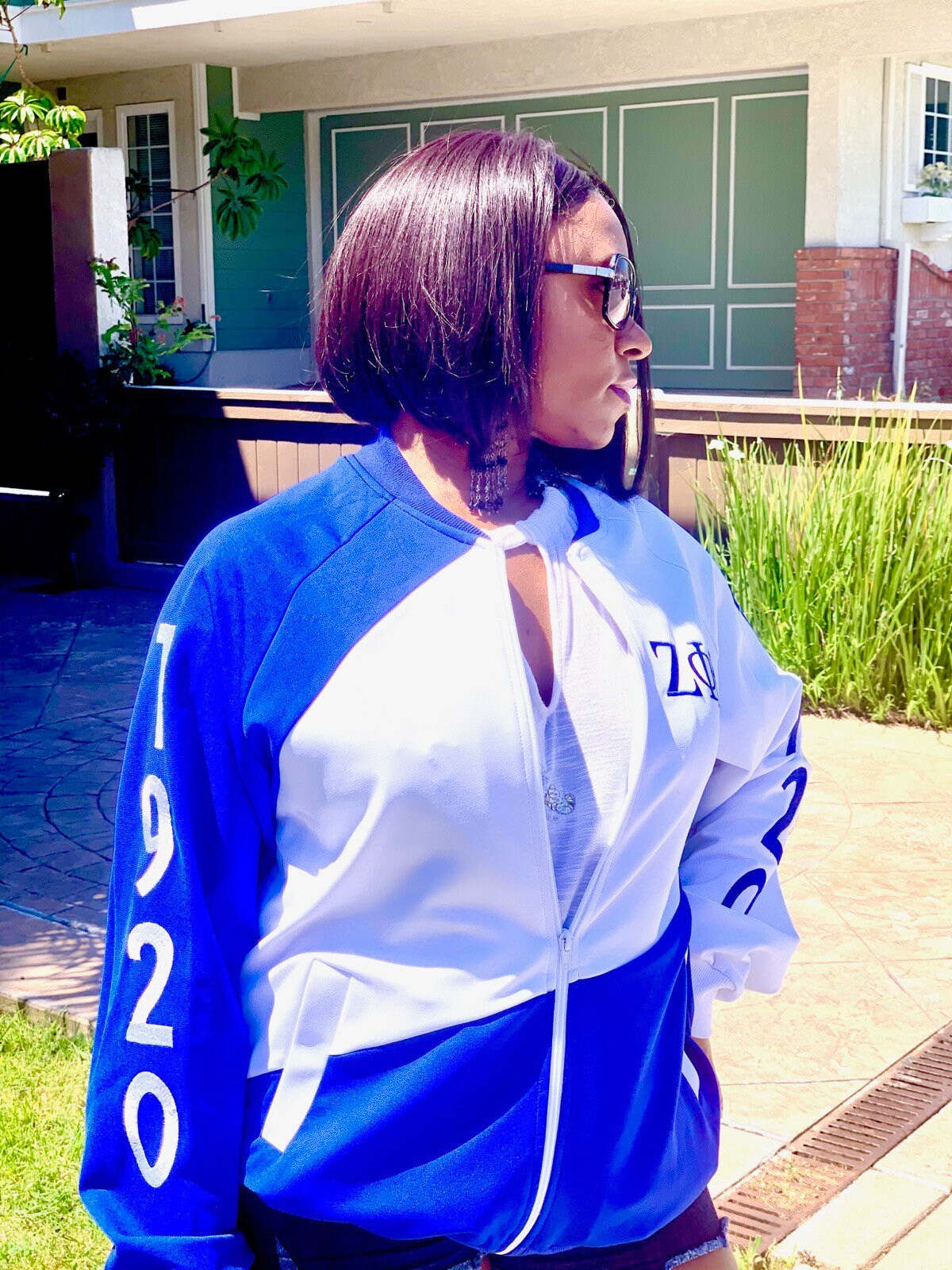 Zeta Phi Beta Color Block Track Jacket
