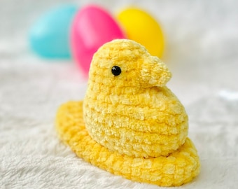 Marshmallow Chick Crochet Pattern PDF