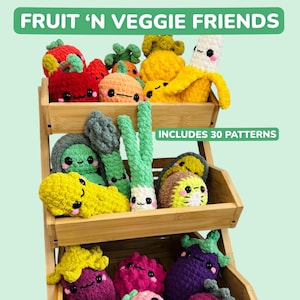 Fruit 'n Veggie Friends PDF Häkelanleitung