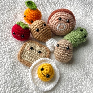 Mini Foods Collection Part 1 Crochet Pattern PDF
