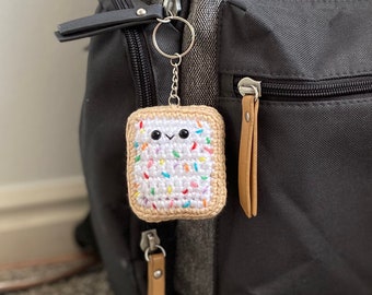 Toaster Pastry Keychain PDF Crochet Pattern