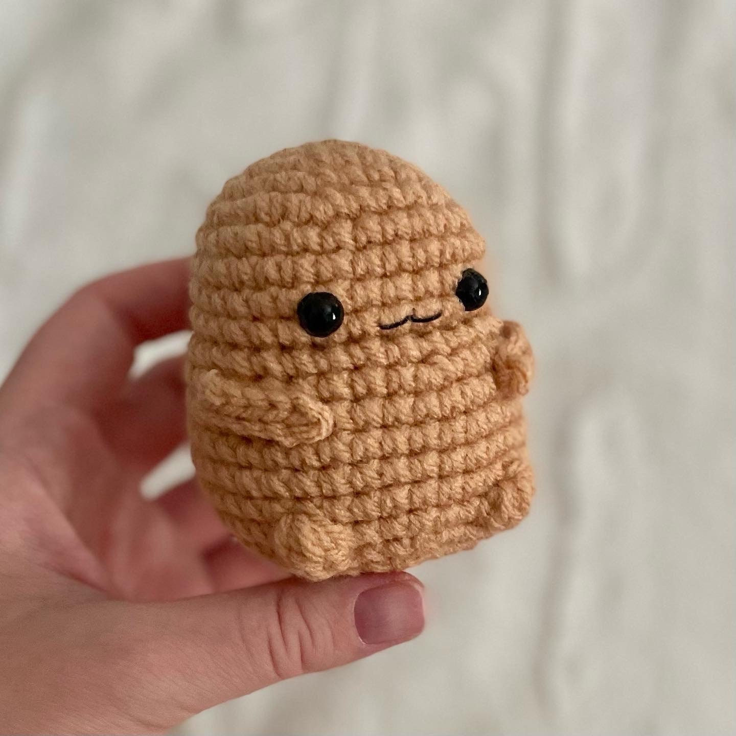 Easy Crochet Positive Potato Amigurumi