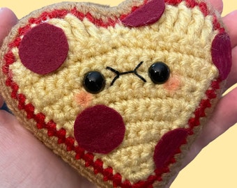 Heart Shaped Pizza PDF Crochet Pattern