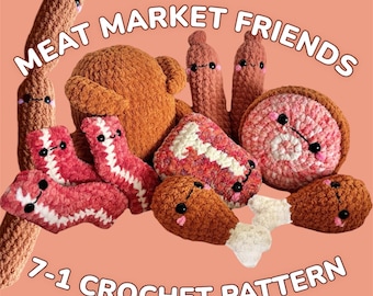 Meat Market Friends 7-1 Patron PDF au crochet