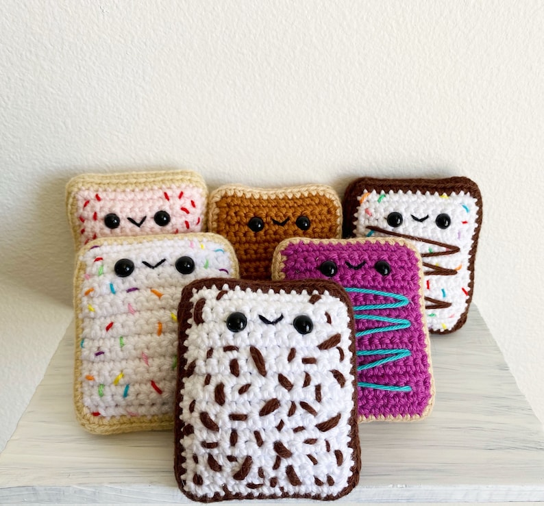 Toaster Pastry PDF Crochet Pattern Download image 1