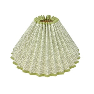 PLEATED LAMPSHADE - Petra - Ian Sanderson - natural - flat bottom - lamp or pendant light