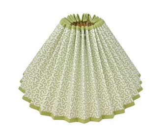 PLEATED LAMPSHADE - Petra - Ian Sanderson - natural - flat bottom - lamp or pendant light